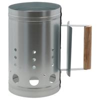 Fancy Flames BBQ/Barbeque snel starter - staal/hout - 26 x 17 x 28 cm - kolen/briketten