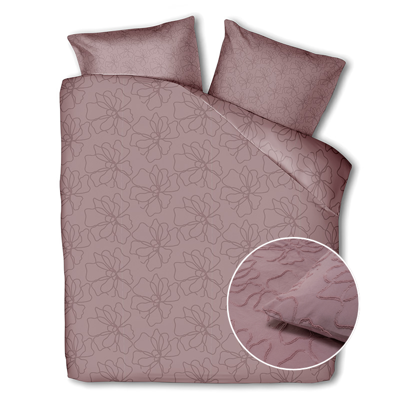 Dekbedovertrek Ava - Maeve - Lits-Jumeaux (240x220 Cm) - Roze Microvezel - Patroon - Fresh And Co - Dekbed-Discounter.nl Dekbedovertrek Ava - Maeve - Lits-Jumeaux (240x220 Cm) - Roze Microvezel - Patroon - Fresh And Co - Dekbed-Discounter.nl