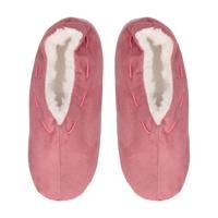 Pantoffels/sloffen voor dames - roze - Spaanse sloffen - teddy voering
