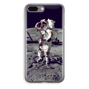 Spaceman: iPhone 8 Plus Transparant Hoesje