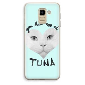 You had me at tuna: Samsung Galaxy J6 (2018) Transparant Hoesje