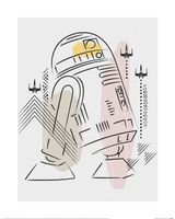Star Wars R2-D2 Art Print 40x50cm