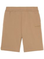 Burberry short de sport en coton à logo imprimé - Tons neutres - thumbnail