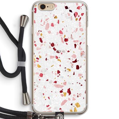 Terrazzo N°9: iPhone 6 / 6S Transparant Hoesje met koord