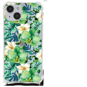 iPhone 14 Plus Case Orchidee Groen