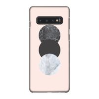 Marmeren cirkels: Samsung Galaxy S10 4G Volledig Geprint Hoesje