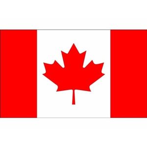 Vlag van Canada mini formaat 60 x 90 cm   -