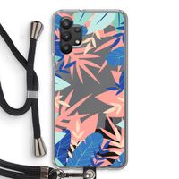 Tropisch: Samsung Galaxy A32 5G Transparant Hoesje met koord