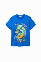 Oversized T-shirt Planet - BLUE - 11/12 Oversized T-shirt Planet - BLUE - 11/12