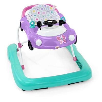 BRIGHT STARTS 3-in-1 rollator, kleine auto, 3 evoluerende spelmodi, paars