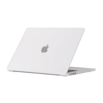 Lunso MacBook Air 15 inch (2023-2025) cover hoes - case - Mat Transparant
