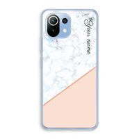 Marmer in stijl: Xiaomi Mi 11 Lite Transparant Hoesje