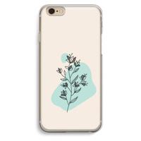 Violets are blue: iPhone 6 / 6S Transparant Hoesje