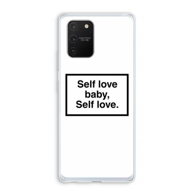 Self love: Samsung Galaxy S10 Lite Transparant Hoesje
