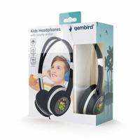Hoofdtelefoon met Hoofdband GEMBIRD MHP-JR-BK Kinderen
