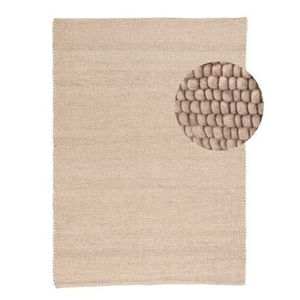 by fonQ Dots Wollen Vloerkleed 200 x 300 cm  - Beige