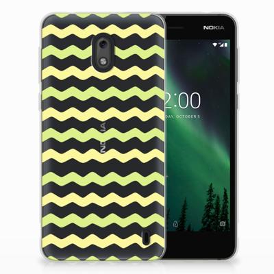 Nokia 2 | TPU bumper | Waves Yellow