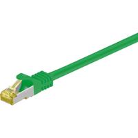 Goobay patchkabel rj-45 cat.6a s/ftp (pimf), met cat.7 (groen, 0,25 meter)