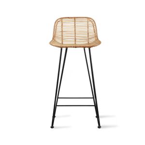 HKliving Rattan barkruk H66 natural