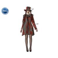 Kostuums voor Volwassenen Grijs Voodoo Pop (2 Onderdelen) Maat XL