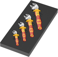 Wera 9734 Schuimrubberen Inzetstuk | Inclusief 6004 Joker VDE Set 1 | 4 stuks - 05150124001