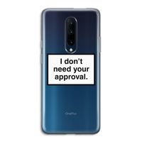 Don't need approval: OnePlus 7 Pro Transparant Hoesje