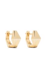 Aliita boucles d'oreilles Deco Rombo Mini P en or 9ct - thumbnail