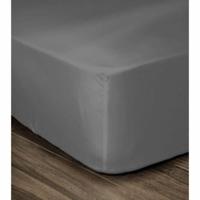 Onderlaken Lovely Home Grijs Donker grijs Tweepersoonsbed 160 x 200 cm