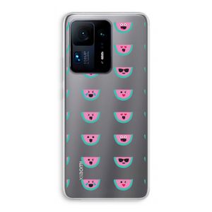 Smiley watermeloenprint: Xiaomi Mi Mix 4 Transparant Hoesje