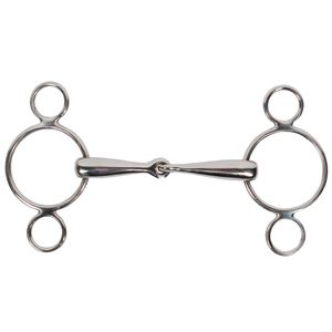 Pagony Pessoa bit 3 rings 18mm zilver maat:13,5