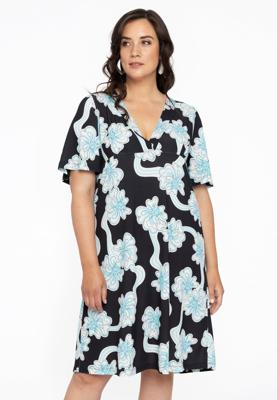 Yoek Jurk CALYPSO | Zwart | Maat 50/52