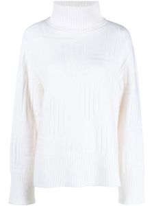 Lanvin pull en maille à col montant - Blanc