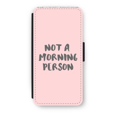 Morning person: iPhone 7 Flip Hoesje