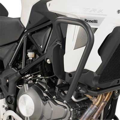 GIVI Valbeugel, Valbeugels voor de moto, TNH8703 Zwart gepoedercoat staal bovenzijde