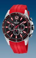 Horlogeband Festina F20376-6 Silicoon Rood 25mm