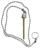 Cornat kogelketting 500mm + houtschroef ch - tec358599
