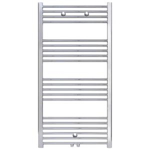 Handdoekradiator Belrad | 120x50 cm | Midden aansluiting | 376 watt | Chroom