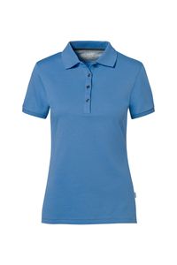 Hakro 214 COTTON TEC® Women's polo shirt - Malibu Blue - S