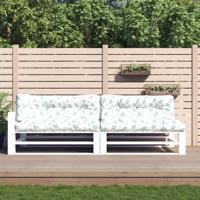 Palletkussens 5 st bladpatroon stof