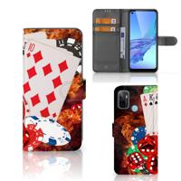 OPPO A53 | OPPO A53s | Wallet Case | met Pasjes | Casino
