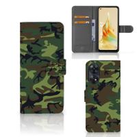 OPPO Reno8 T 4G | Telefoon Hoesje | Army Dark