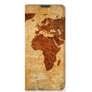 Motorola Moto G51 5G Book Cover Wereldkaart