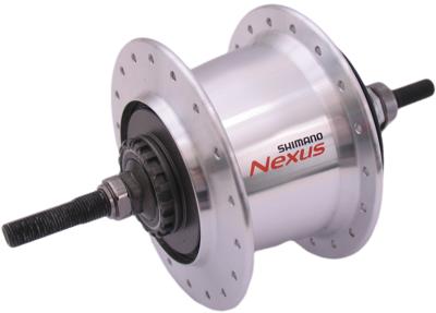 Shimano versnellingsnaaf 7 speed nexus 7 sg-c3001 voor rollerbrakes / velgrem 36 gaats zilver