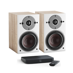 Dali: Oberon 1 C (2 Stuks) + Soundhub compact - light oak