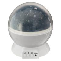 Nachtlamp sterren projector - 3 standen - 360 graden - galaxy projector sterrenhemel - grijs