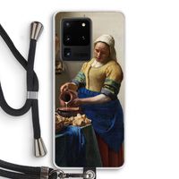 The Milkmaid: Samsung Galaxy S20 Ultra Transparant Hoesje met koord