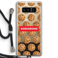 Koekerond: Samsung Galaxy Note 8 Transparant Hoesje met koord