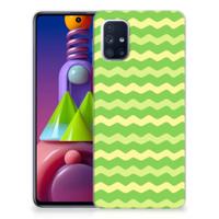 Samsung Galaxy M51 | TPU bumper | Waves Green