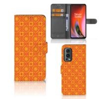 OnePlus Nord 2 5G | Telefoon Hoesje | Batik Oranje