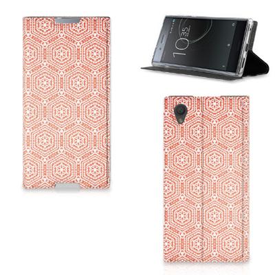 Sony Xperia L1 | Hoesje met Magneet | Pattern Orange